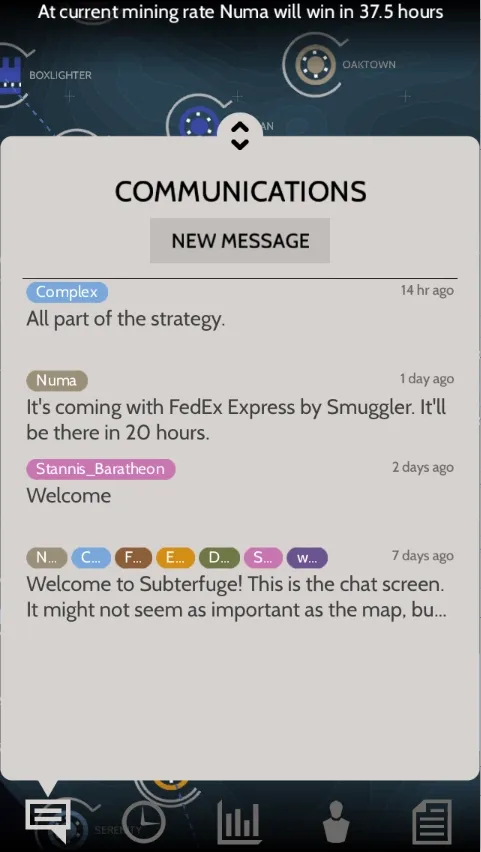 Subterfuge Screenshot 5: Spezialisten Auswahl